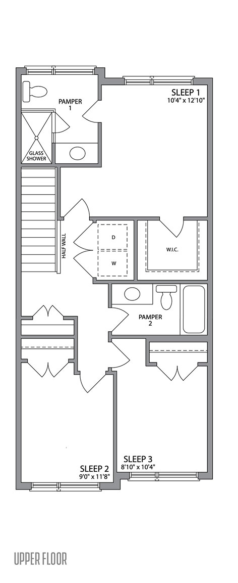 The Mist upper floor plan