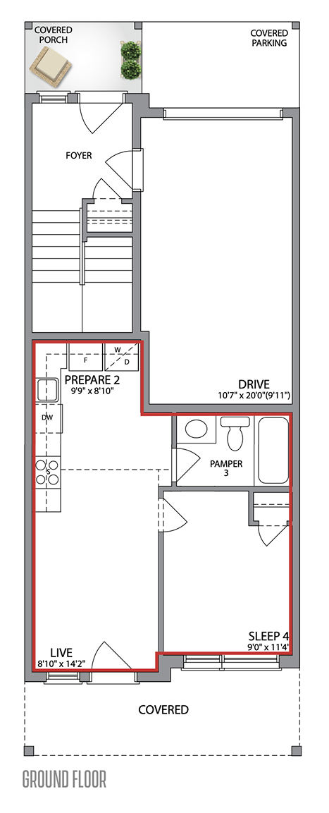 The Spray ground floor plan